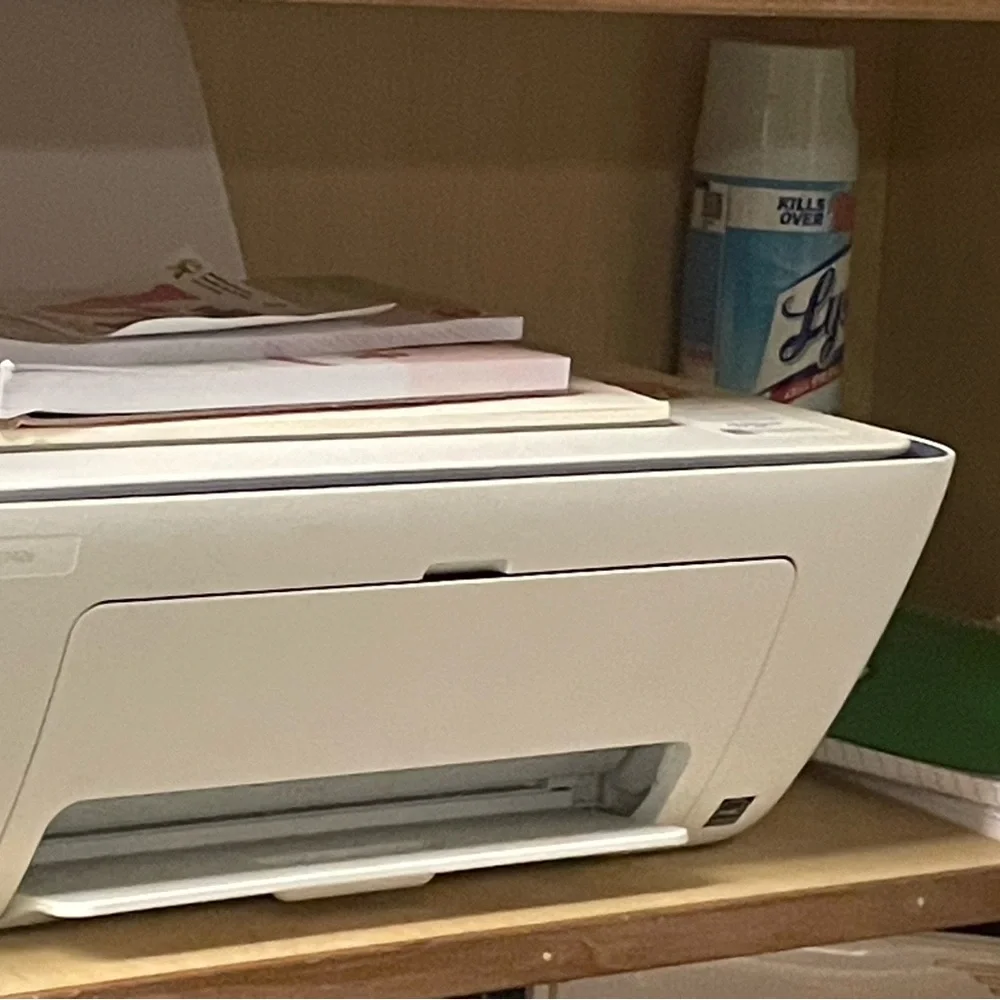 HP White and blue Office jet Printer